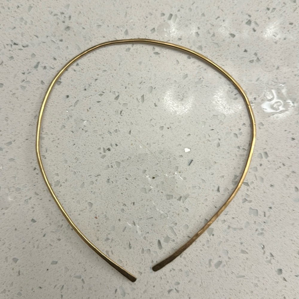 Alexis Russell 14k gold cuff necklace